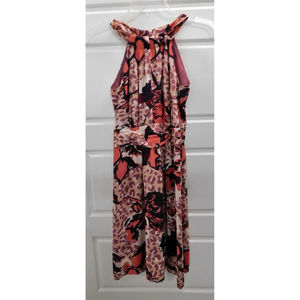 New Tory Burch Floral Silk Sleeveless Dress‎ sz 0